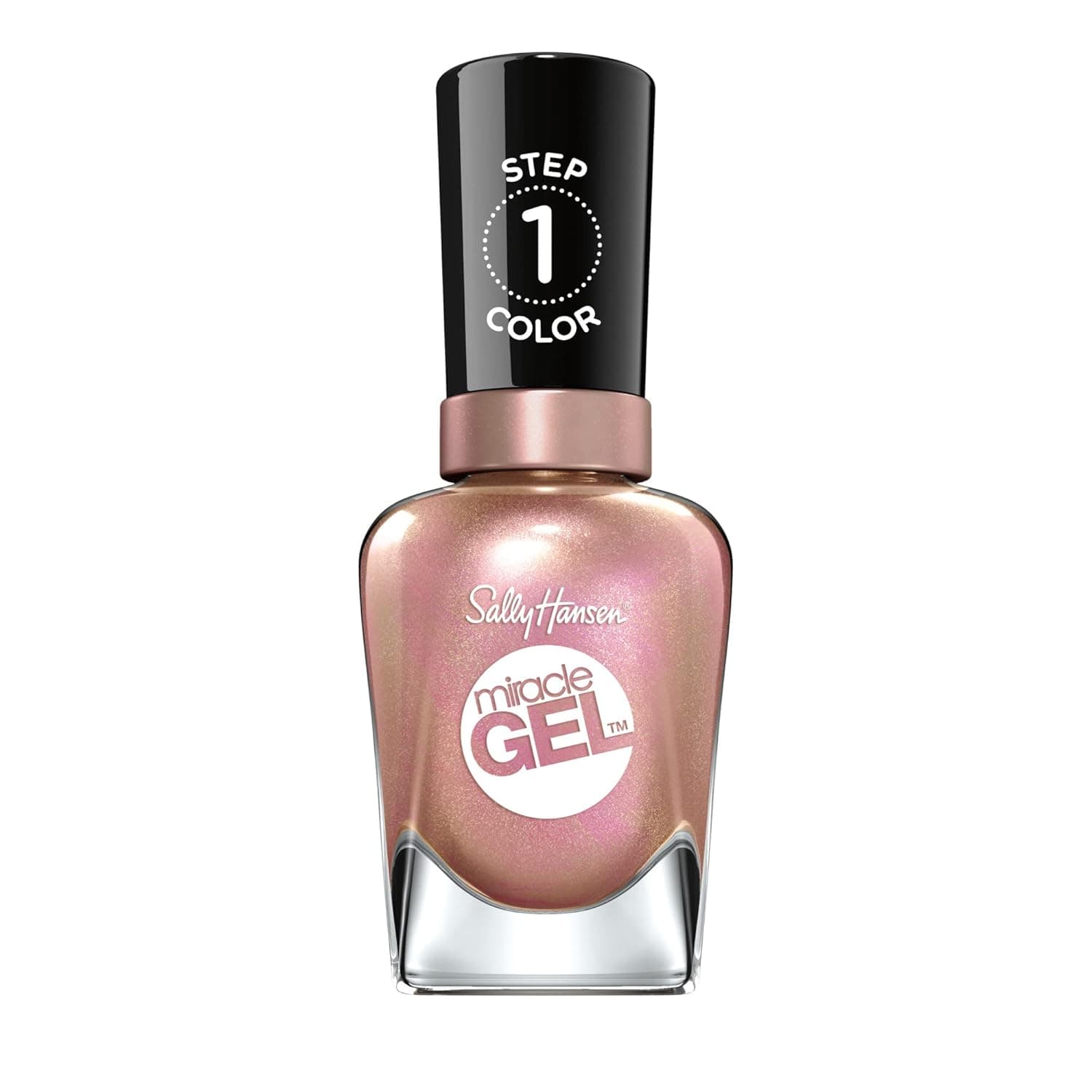 Sally Hansen Miracle Gel Nail Polish, Shade Shhhh-immer #174, 0.5 Fl Oz (Pack of 1)