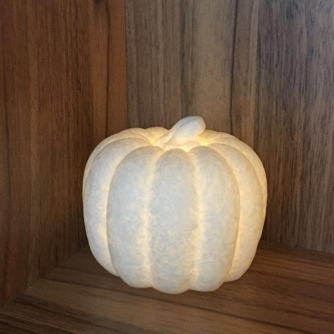 THEA Home Pumpkin Shaped LED flameless Candle