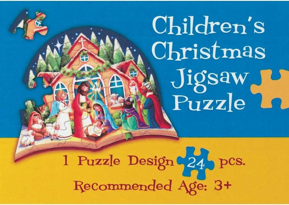 Children's Christmas Nativity Jigsaw Puzzles (Set of 6 Puzzles)