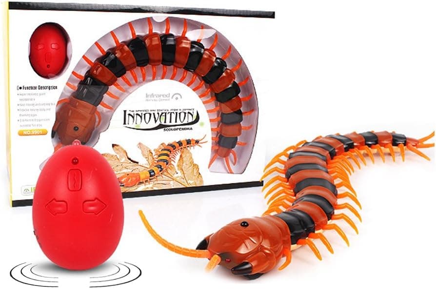 Greatstar 2018 Upgrade Pranks Remote Control Centipede,Creative Funny Infrared RC Centipede is One Best Gift of Halloween&Christmas for Kids&Children