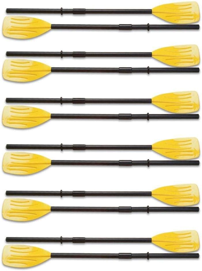 Intex Set of 48" Paddles Inflatable Boat Ribbed French Oars (12 Pack)