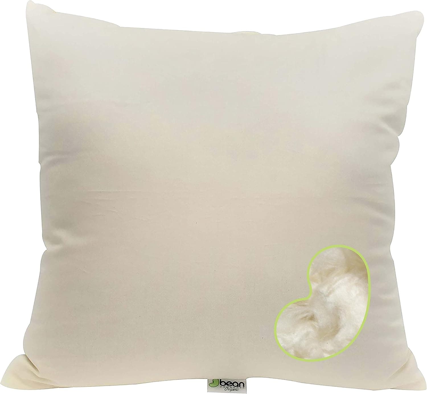 Bean Products 26" x 26" Euro Pillow - Organic Cotton - Kapok Fill