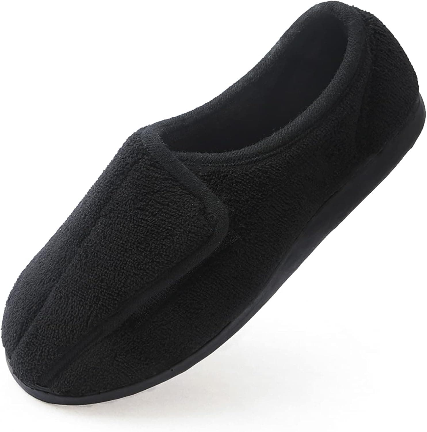 Git-up Women Soft wide Slippers Memory Foam Closed Toed Diabetic Arthritis Edema House Slippers