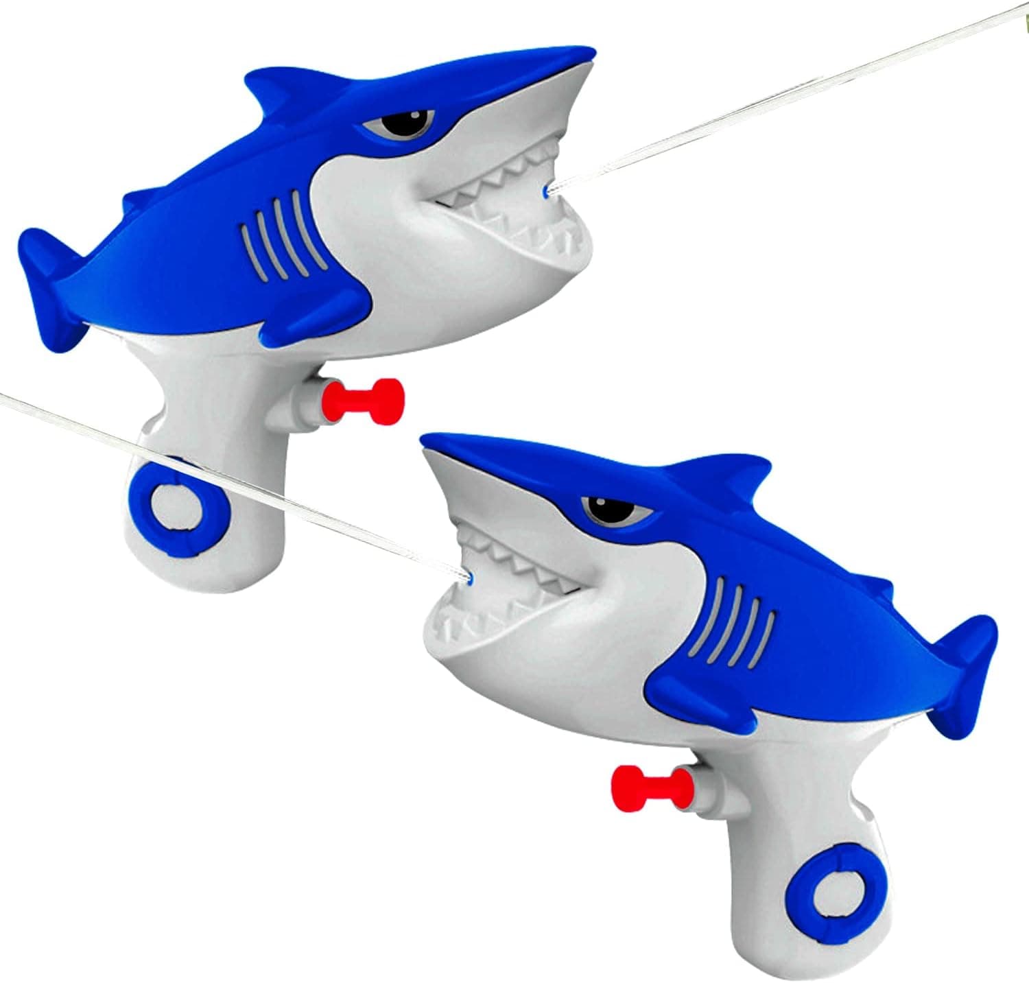 Shark Water Gun for Kids Pool Toys,2 Pack Teenager Mini Squirt Gun Toddler Summer Outdoor Water Fight Games Sandy Beach Cartoon Animals Small Squirters Boys and Girls Toddlers Bathroom Bath Toys