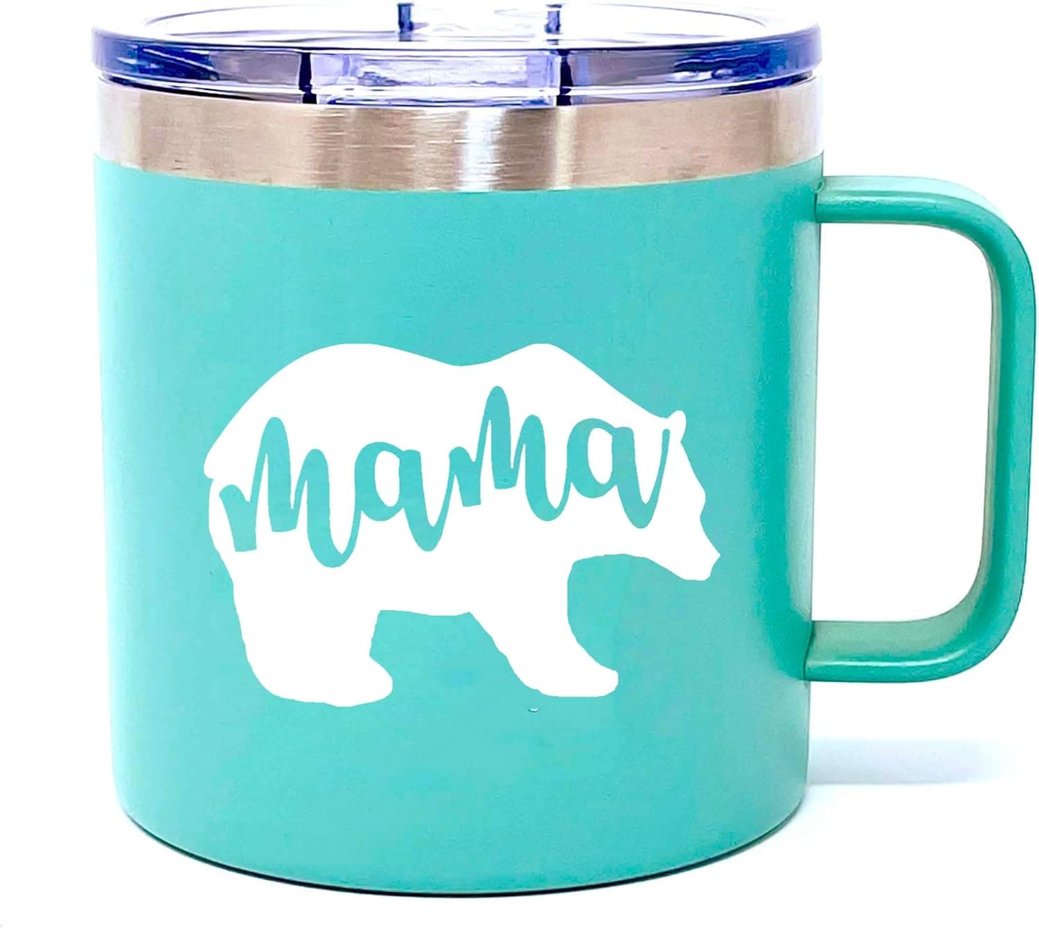 Mom Gift Coffee Mug - Mama Bear Tumbler - Mom Cup - Cute Gifts for Mother, New Moms for Christmas, Birthday, Mother's Day