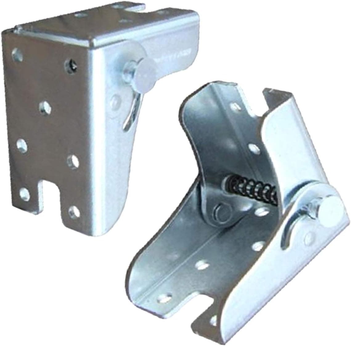 90°Self-Locking Hinge Leg Accessories, Brackets for Folding Table Legs, Kitchen Folding Table, Supporting Sofa Folding Foot, Invisible Foot, Furniture Accessory Connector (2 pcs)