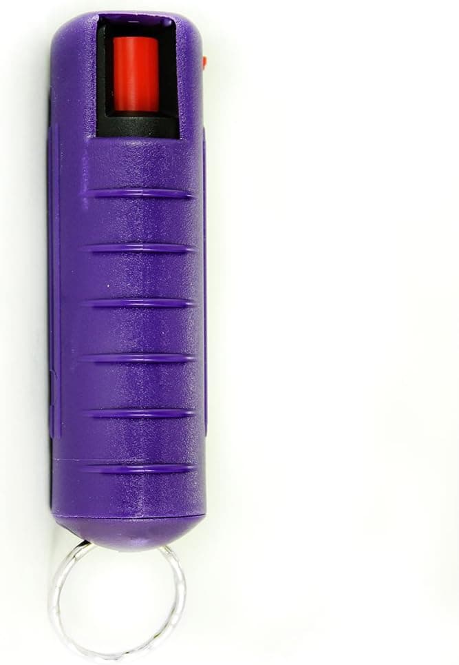 Streetwise 18 Pepper Spray 4 Million SHU 1/2 oz Purple Hard Case with Key Ring