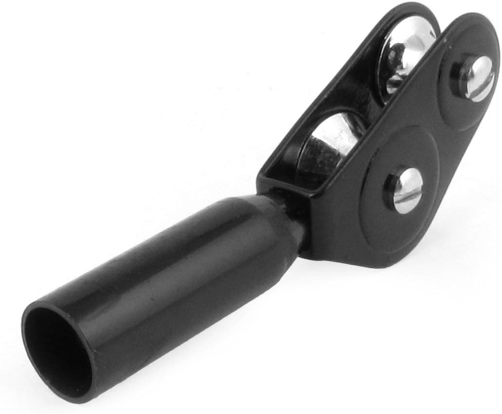 9mm Trolling Fishing Pole Rod Double Roller Guide Tip Top Bearing Black