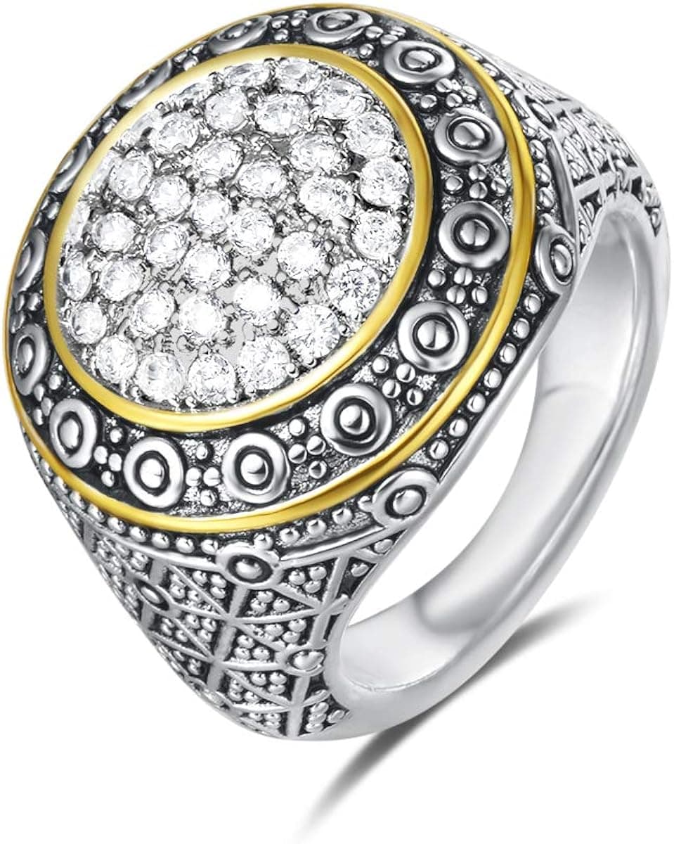 UNY Ring Twisted Cable Wire Designer Inspired Fashion Brand David Vintage RoundPave CZ Antique Women Jewelry Gift