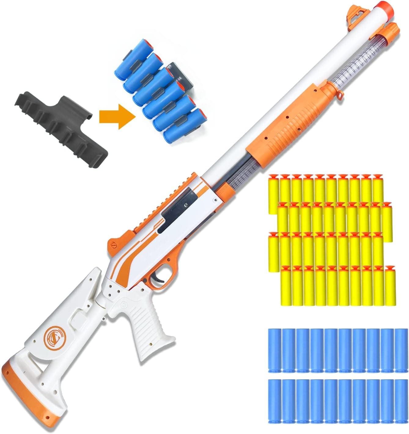 GINCHO Toy Gun Softball Educational Model Shooting Games for 6+ Boys