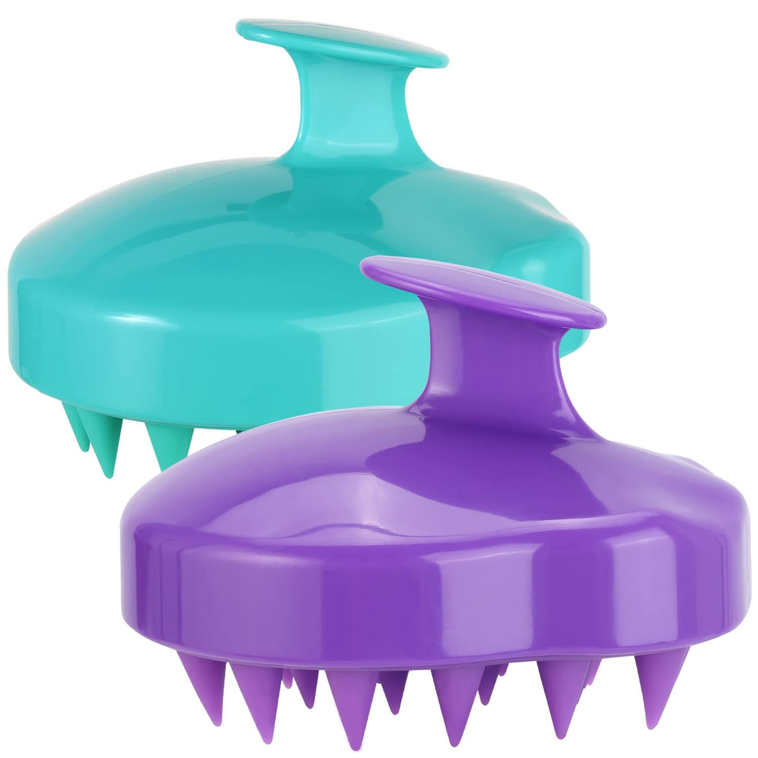 2 Pack Hair Scalp Massager Shampoo Brushes for Hair Exfoliating Hair Washing Brush Silicone Scalp Scrubber