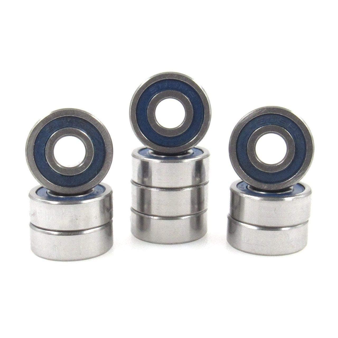 TRB RC 5x14x5mm Precision Ball Bearings ABEC 3 Blue Rubber Seals (10)