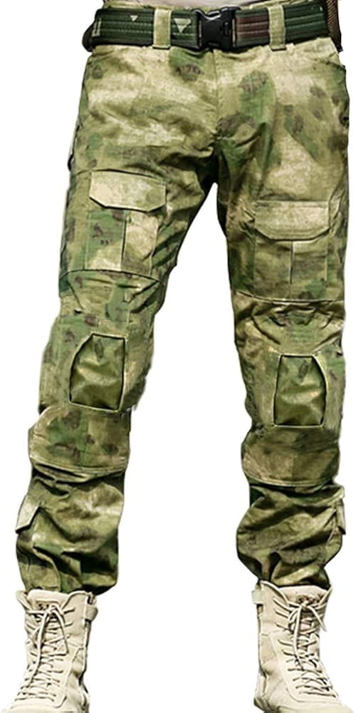 AKARMY Men's Military Tactical Casual Camouflage Multi-Pocket BDU Cargo Pants Trousers G3WF GE CONG
