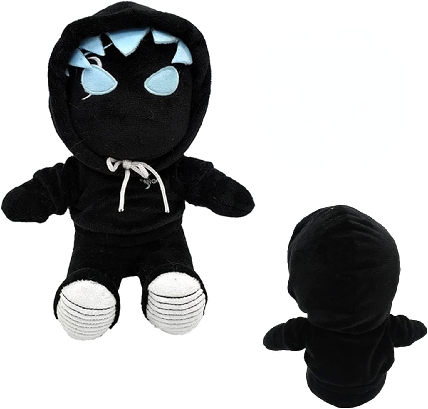 JJGPGISIS Tanqr Plush,Anime Black Plush Toy, Cartoon Characters Stuffed Animal, Game Plushie Doll for Fans and Friends Beautifully Plush Doll Gifts(8.27in)