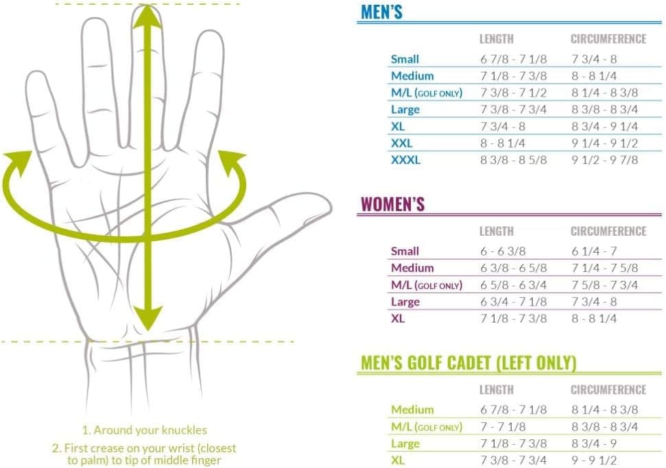 BIONIC Bionic Men's RelaxGrip Cadet Left Hand Golf Glove