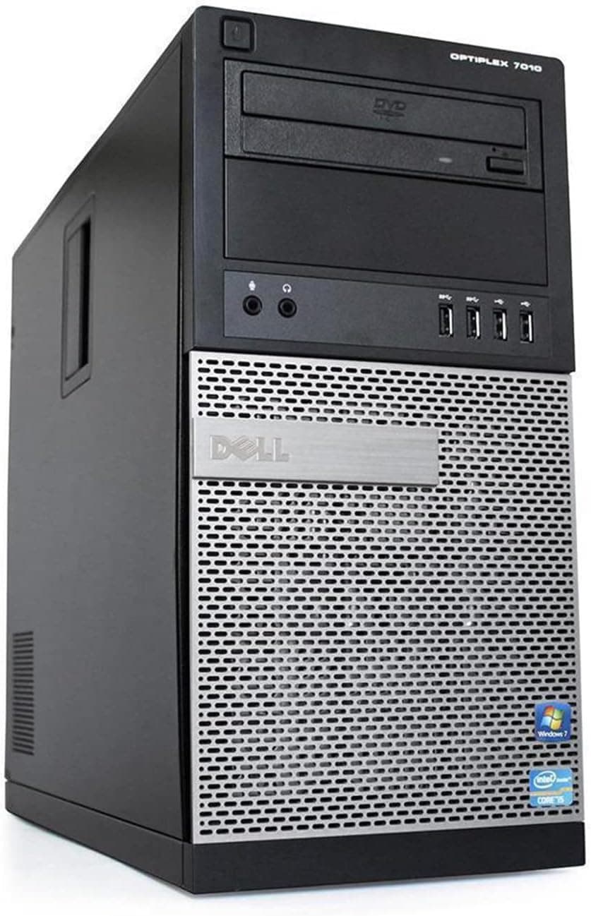 Dell Optiplex 7010 Business Desktop Computer (Intel Quad Core i5-3470 3.4GHz, 16GB RAM, 2TB HDD, USB 3.0, DVDRW, Windows 10 Professional) (Renewed) (16GB 1TB Tower)