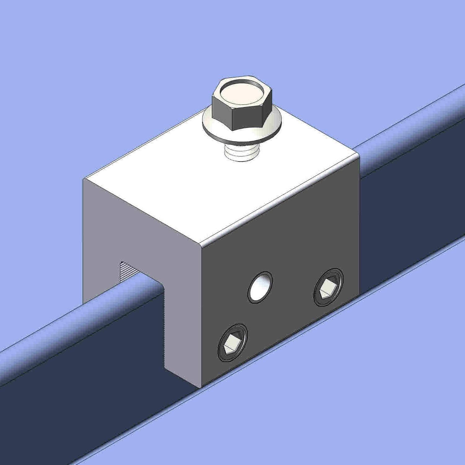 MageClamp Standing Seam Metal Roof Clamp Bracket Pack of 6