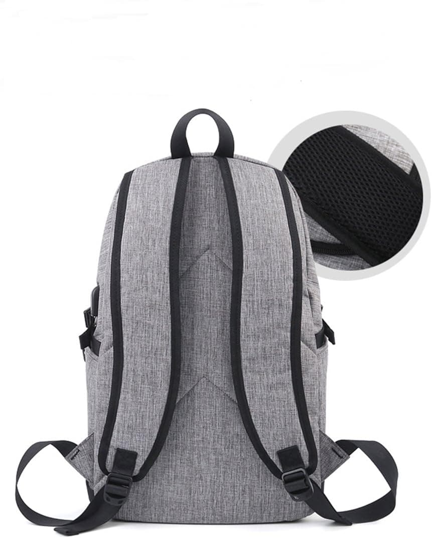 GAOAG A-001 Laptop Backpack with USB Charging Port and Lock Fits Under 15.6 Inch Laptop and Travel Daypack