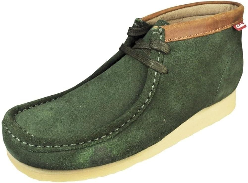 CLARKS [Stinson HI-16505] Premium Crepe Mens Shoes CLARKSGREENM