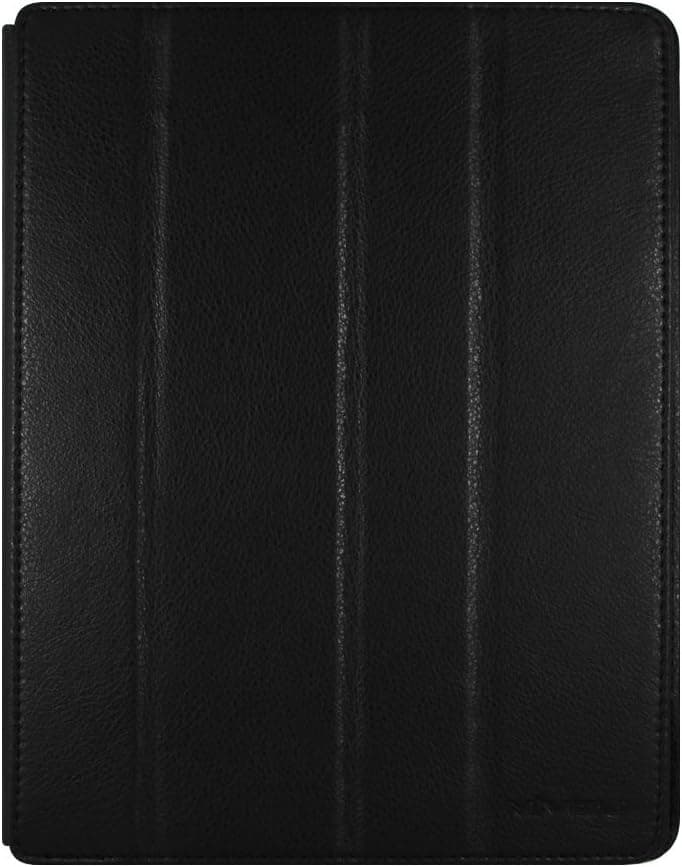 Mivizu Sense Leather Cover Case for Apple iPad 2 with Stand and Sleep Feature for iPad 2G, 3G/WiFi (ciPD2mvzSMRTblk)