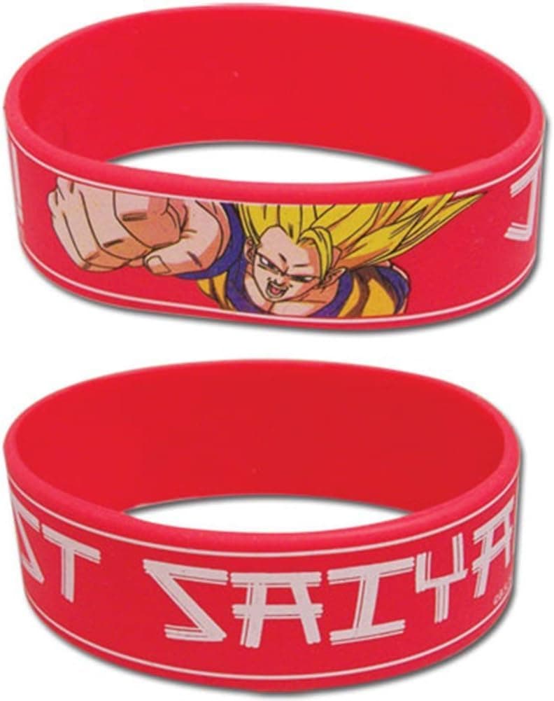 Animewild Dragon Ball Z Just Saiyan PVC Wristband