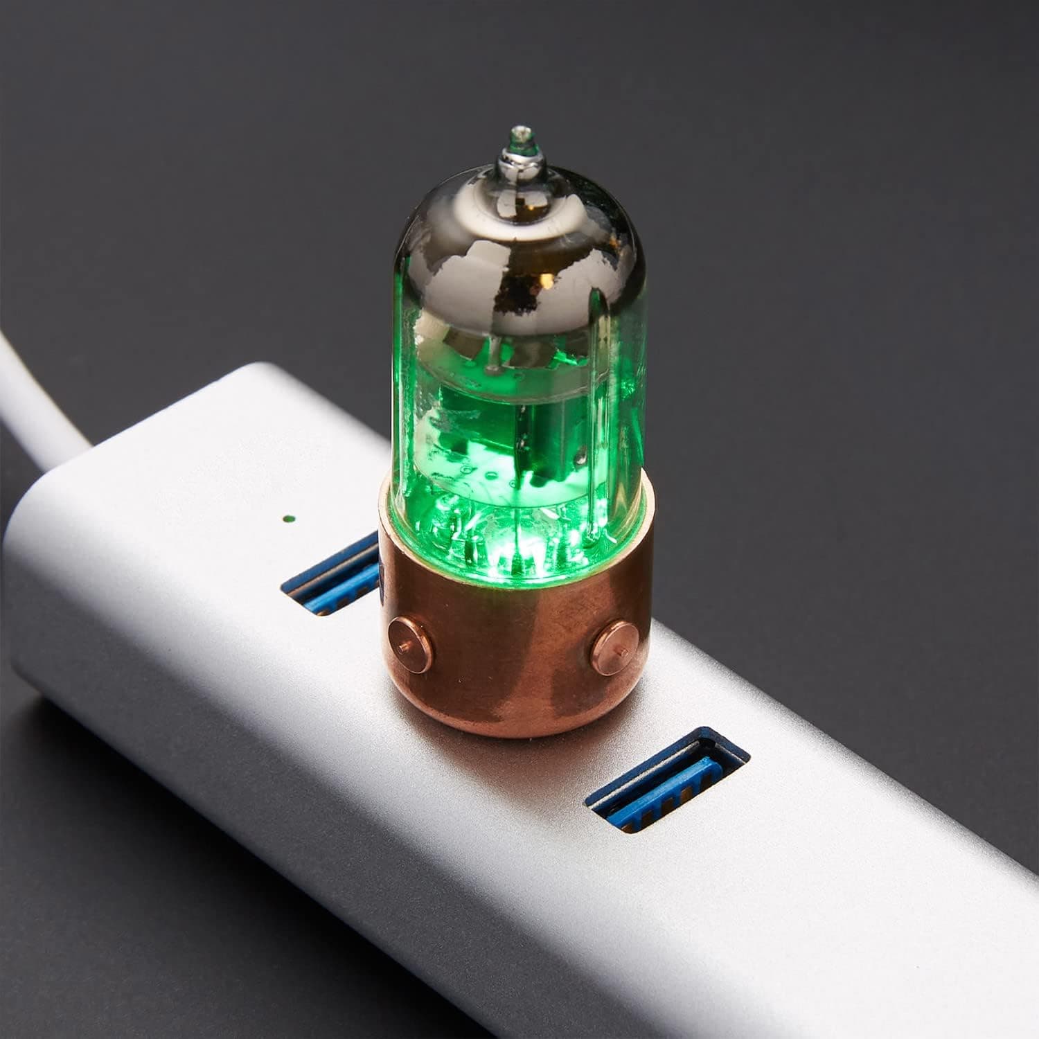 Slavatech Handmade 64GB Green Pentode Electron Vacuum Tube USB 3.1 Flash Drive. Steampunk/Industrial Style