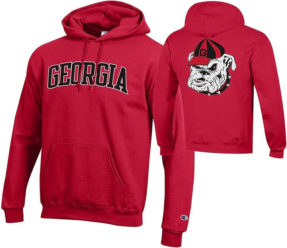Elite Fan Shop NCAA Men's Front/Back Team Hoodie Sweatshirt