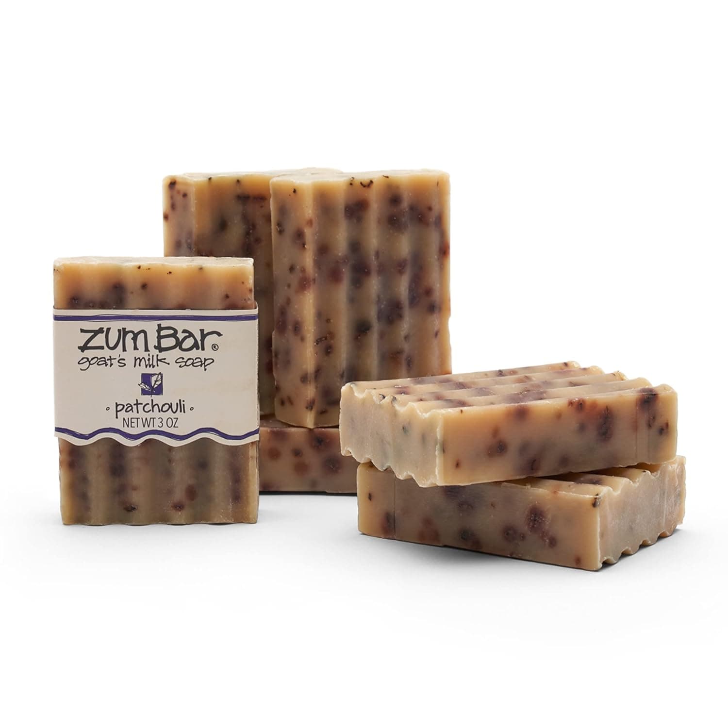 Indigo Wild Zum Bar Goat's Milk Soap - Patchouli - 3 oz (6 Pack)