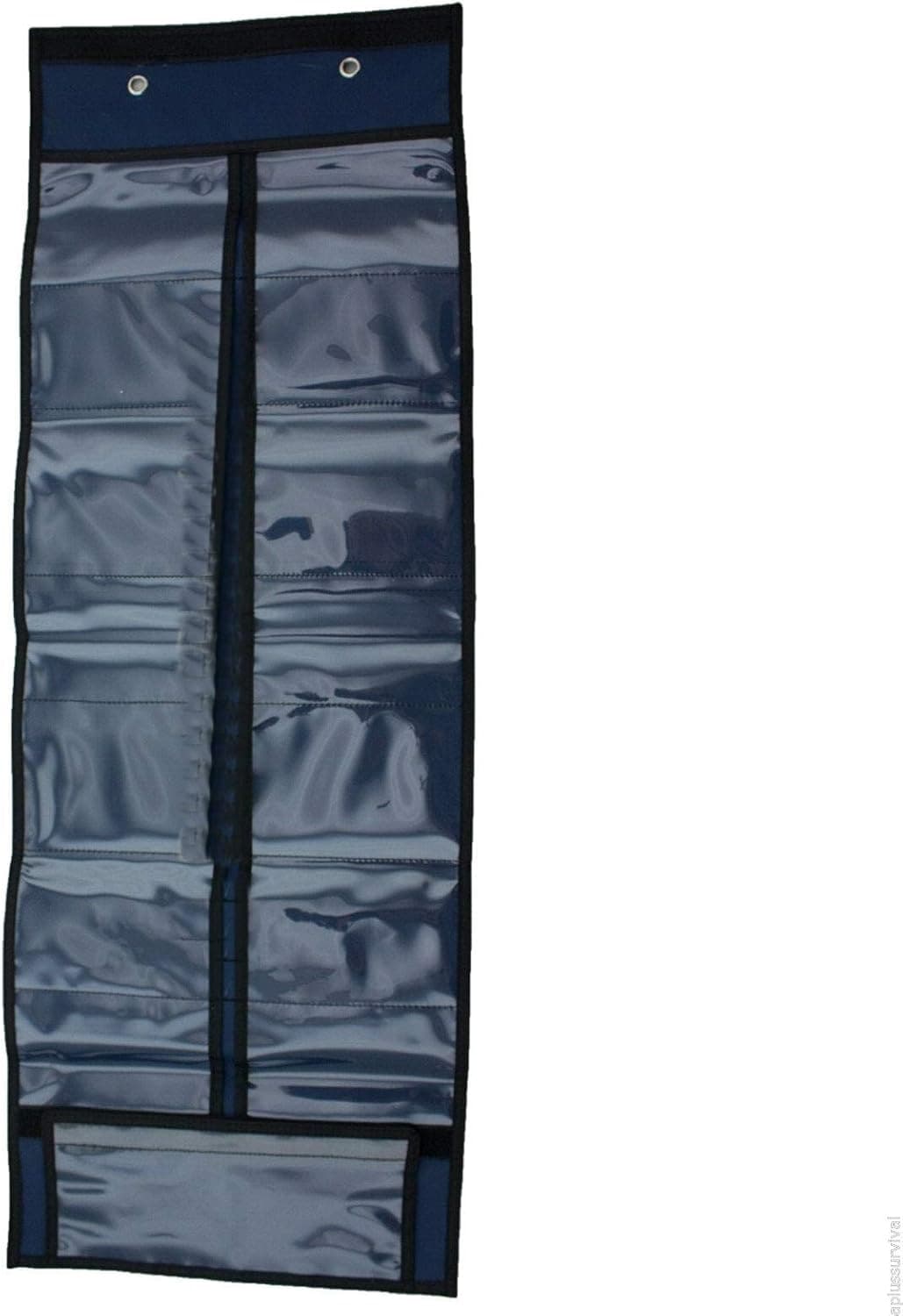 Ministry of Warehouse 15 Clear Pockets Fold & Roll up Sleeve, Blue for Survival First Aid Kit Organizer