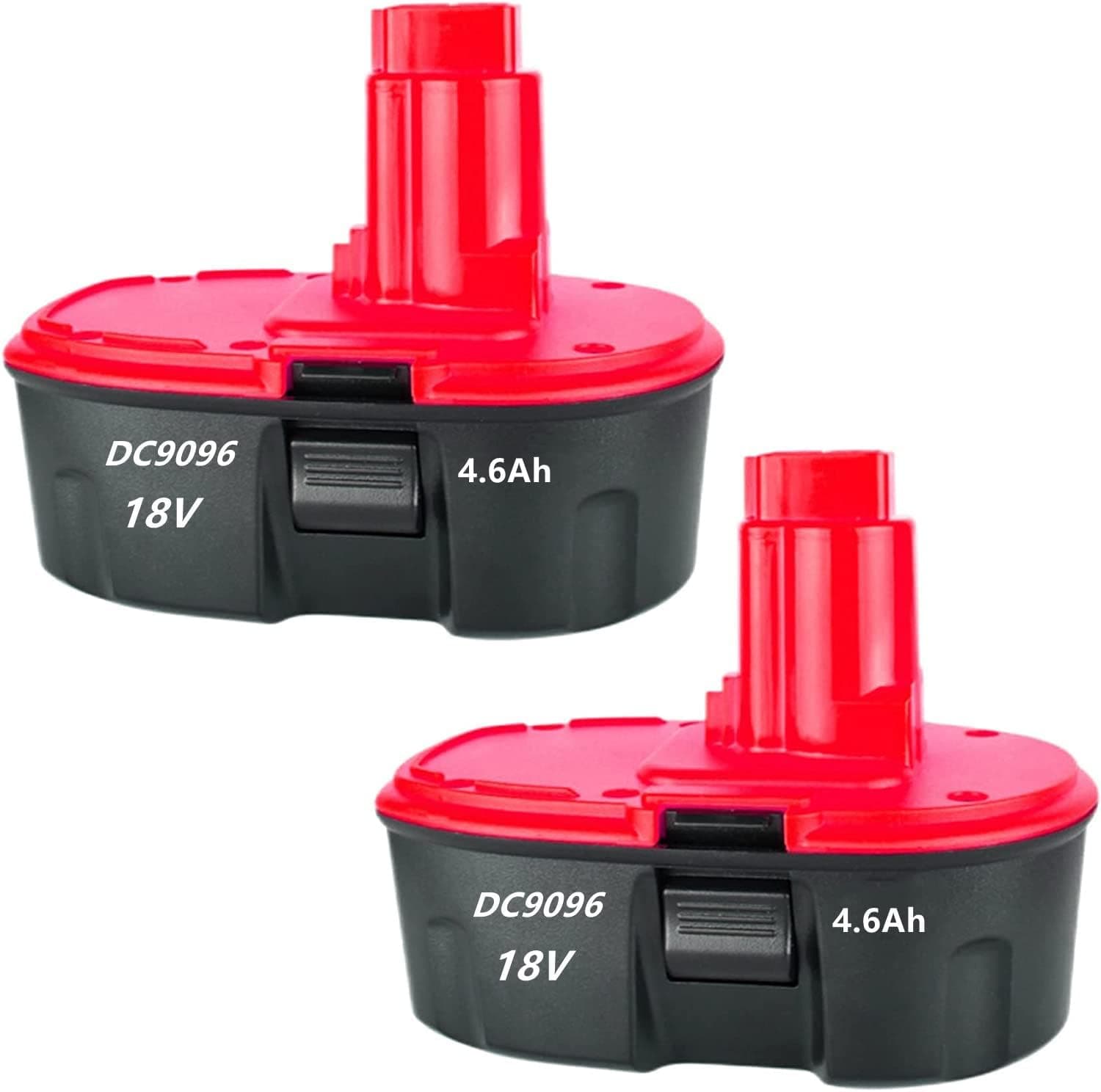 VANON 2Packs 4.6Ah DC9096 Batteries Compatible with Dewalt 18v Battery XRP for DC9096 DC9098 DC9099 DW9098 DW9099 DW9095 DW9096 DE9039 DC9181 for Dewalt 18V Cordless Power Tools