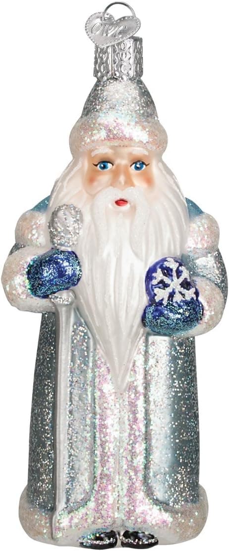 Old World Christmas Father Frost Glass Blown Ornament