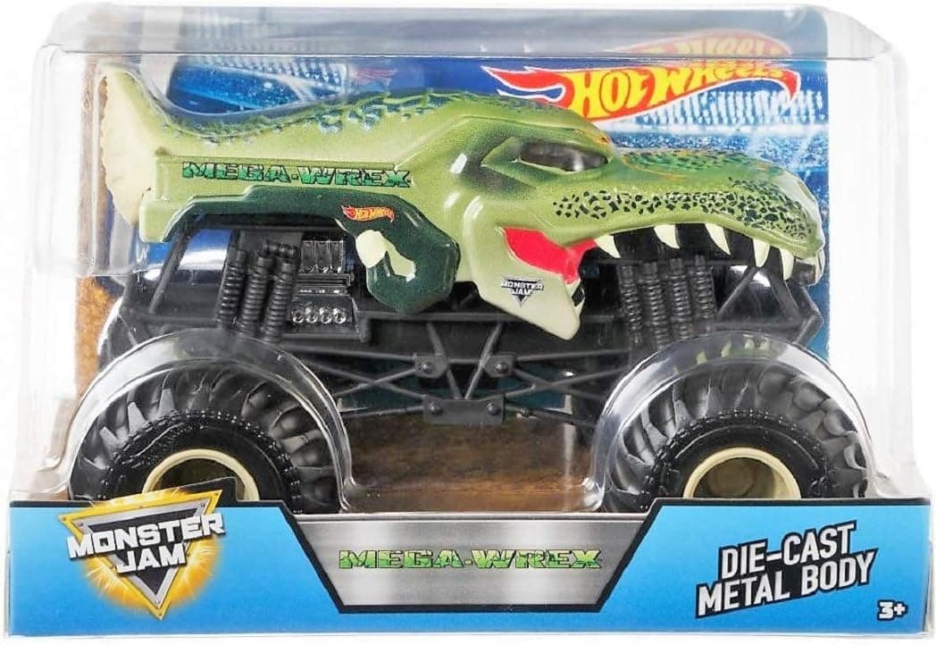 Hot Wheels Monster Jam Mega Wrex Vehicle, 1:24 Scale