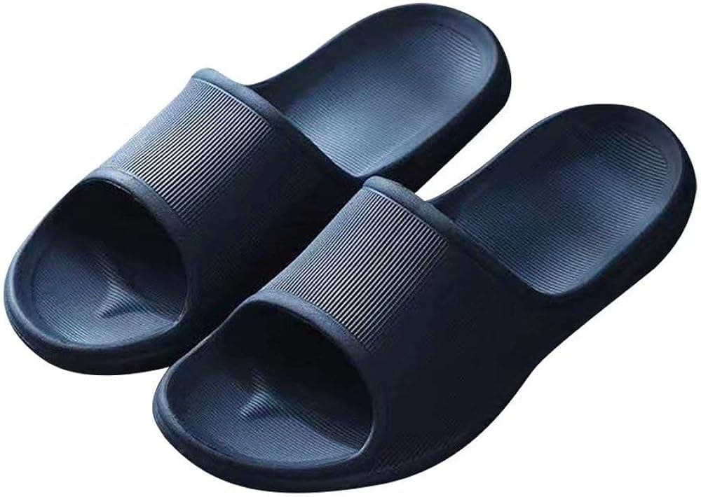 Shower Sandal Slippers with Light Weight Bathroom Slippers Gym Slippers Soft Sole Open Toe House Slippers for Men and Women