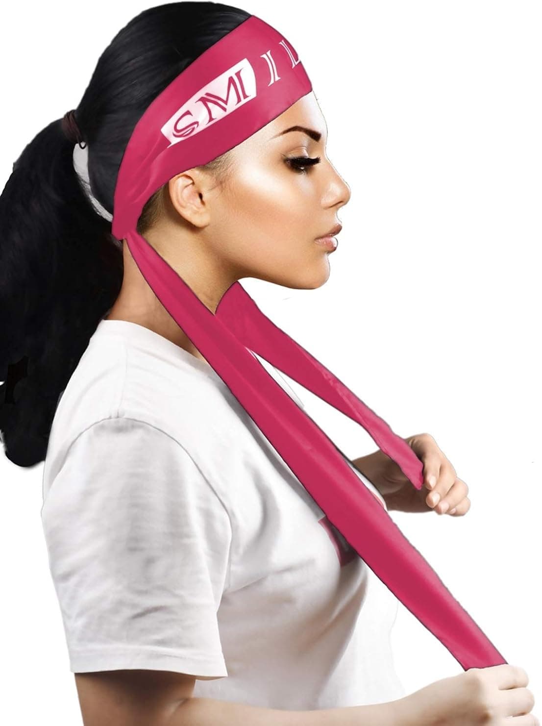 1 PCS Satin Edge Laying Scarf Wrap for Hair Wig Wrap Grip Band 58 X 3 Inches for Women Lace Frontal Wigs Makeup Facial Sport Yoga
