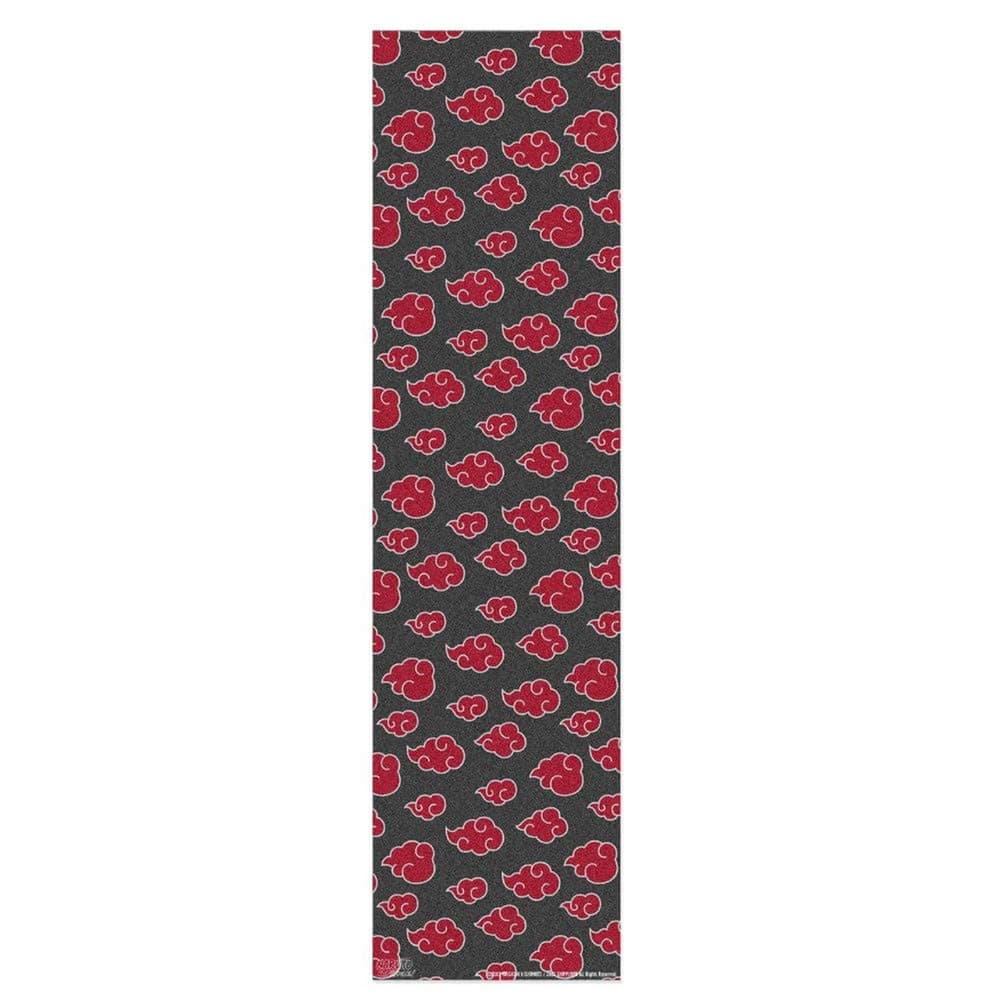 Skateboard Grip Tape Flag Logo Hollow,Grip Tape Skateboard Sheet 9" x 33", Non Slip Tape, Scooter Grips, Longboard Grip Tape, Griptape, Grip Tape Skateboard (x Naruto Cloud)