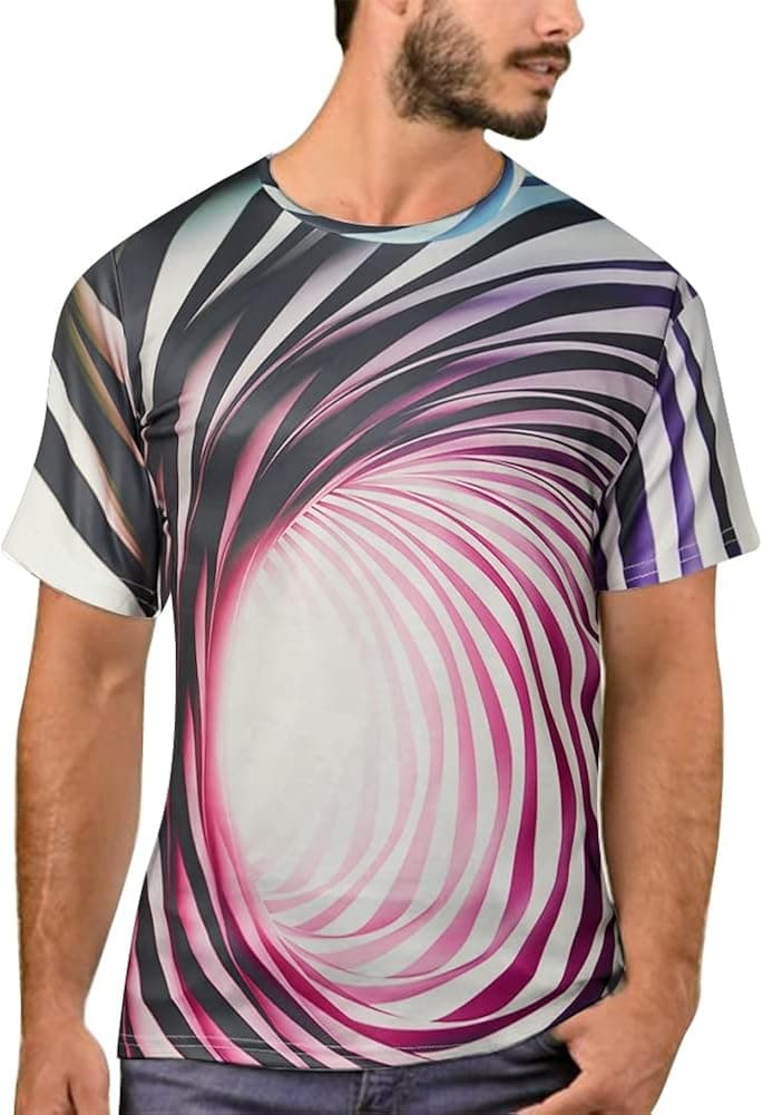 NEWISTAR Unisex 3D Printed Summer Casual Short Sleeve Graphic T Shirts Top Tees S-XXL