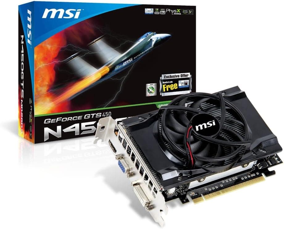 MSI Computer Corp. N450GTS-MD2GD3 Video Card Graphics Cards
