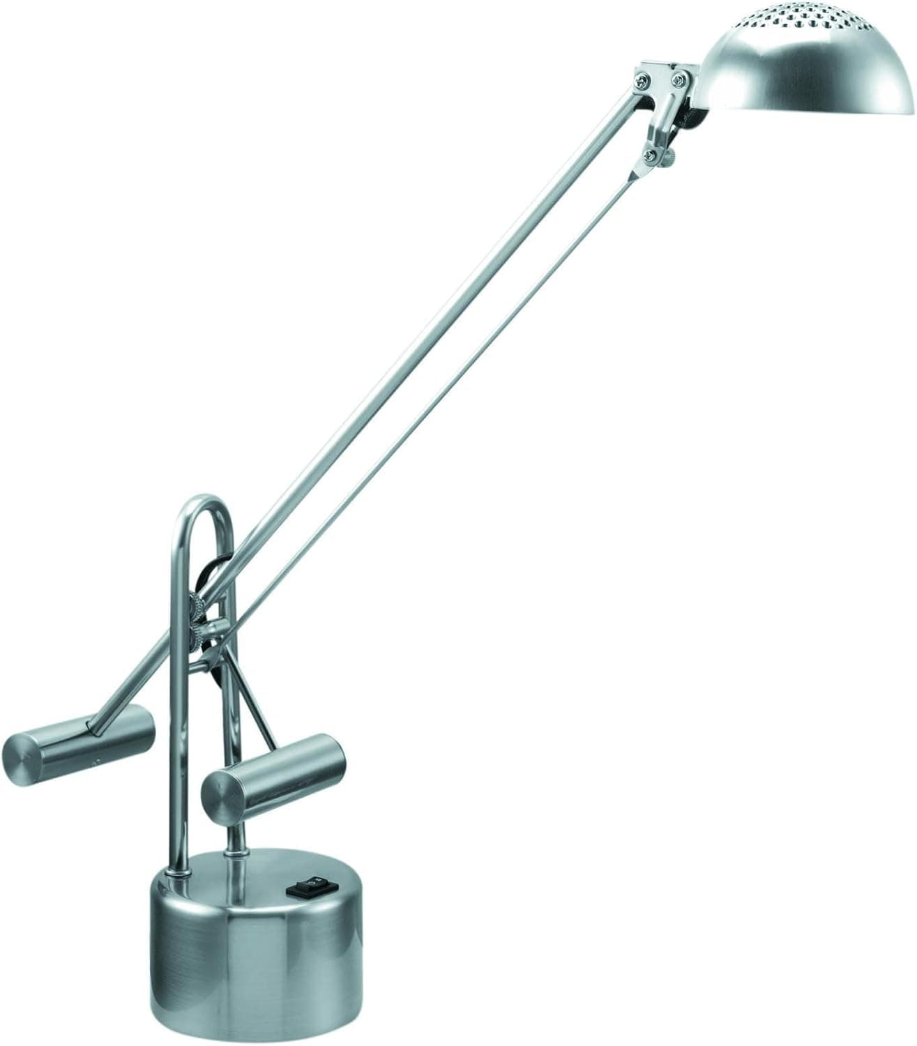 Lite Source LS-2306PS Halotech Desk Lamp with Polished Steel Metal Shade, Polished Steel