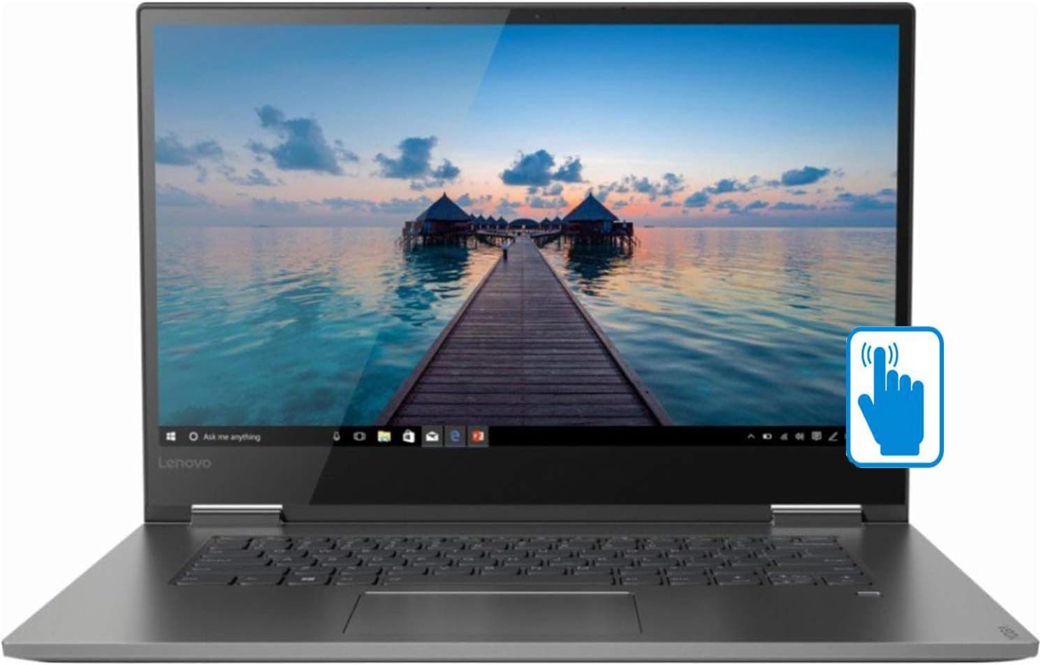 Lenovo Yoga 730 2-in-1 15.6" FHD IPS Touch-Screen Laptop (Intel 8th Gen i7-8550U 4-Core, 24GB RAM, 512GB M.2 PCIe SSD, 15.6" Flat Touch FHD (1920x1080) Display, UHD Graphics 620, Win 10 Home)