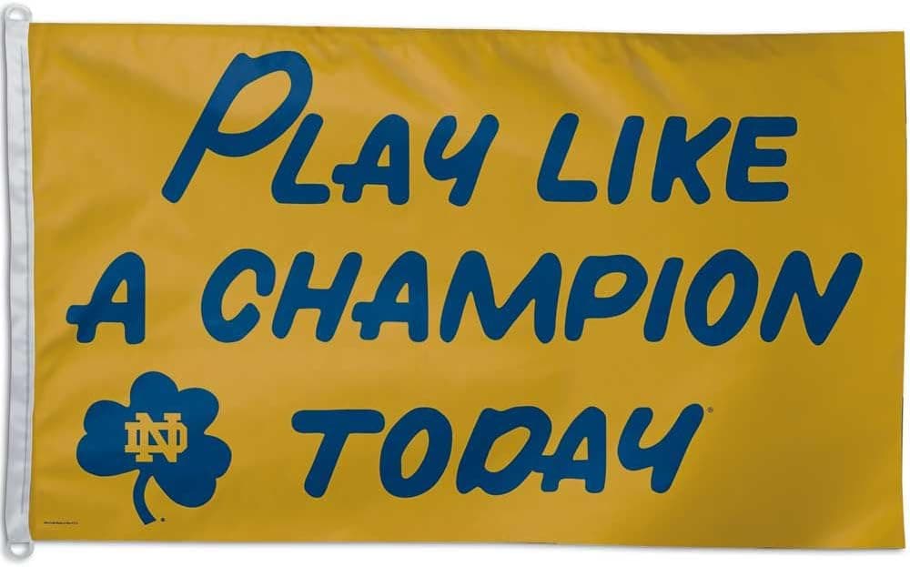 Notre Dame Fighting Irish Official NCAA 3ftx 5ft Banner Flag by Wincraft