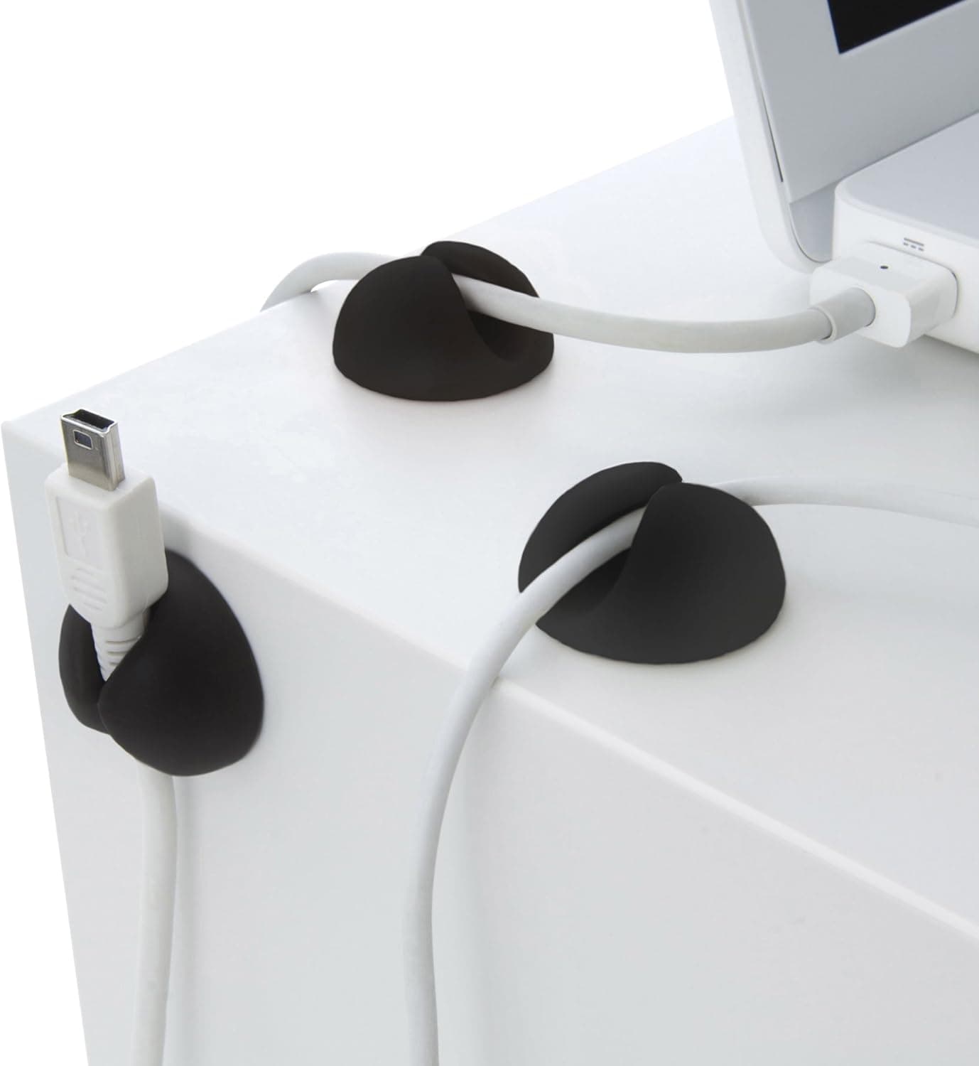 Parts Express Cable Drops Black 6 pk.