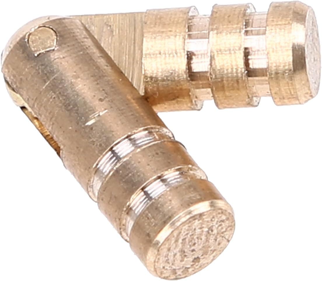 Hidden Hinge,WCIC 20-Pack 0.98"x0.19" Brass Concealed Hinge DIY Jewelry Box Furniture Hand Craft Golden