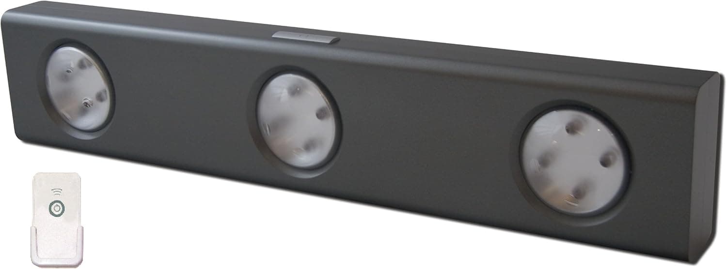 Rite Lite LPL700RC LED Under Cabinet Light with Remote, Grey