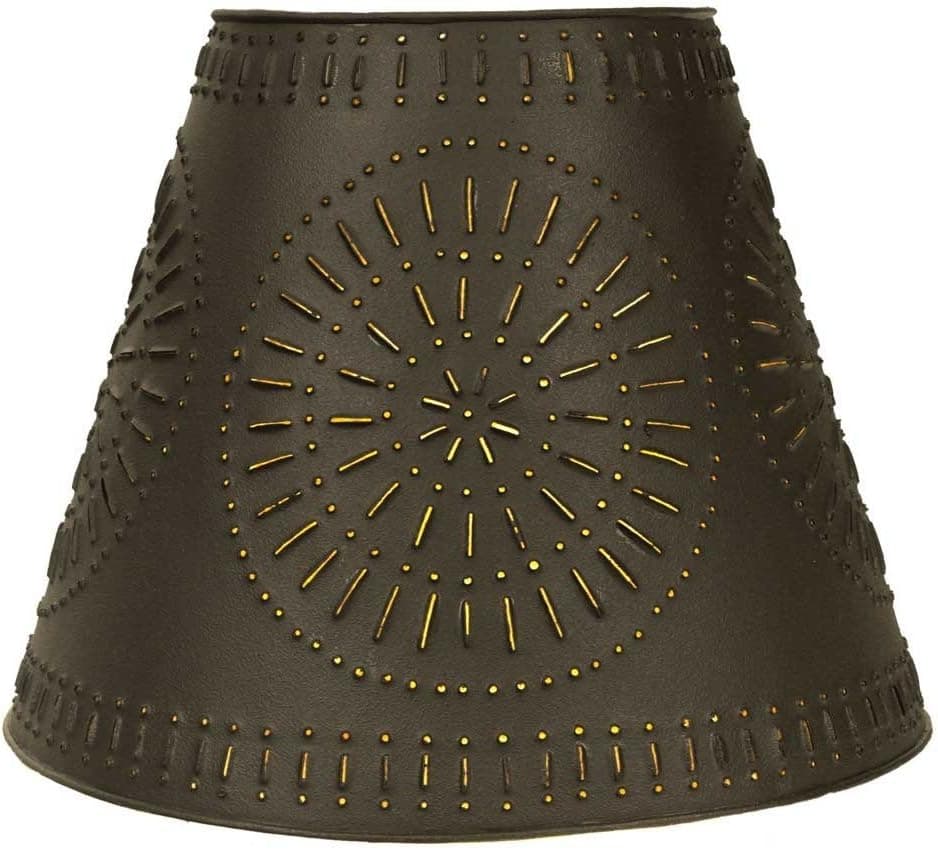 CTW Home Collection Pinwheel Tin Washer Top Lamp Shade
