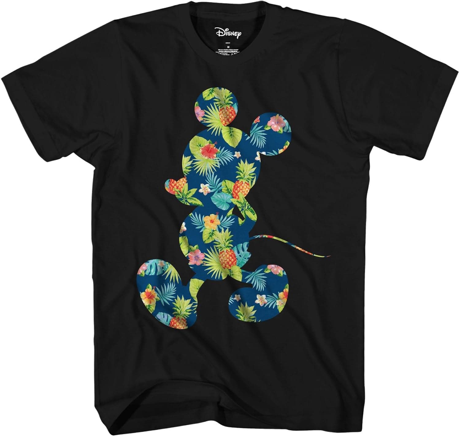 Mickey Mouse Walking Tropical Classic Vintage Adult Tee Graphic T-Shirt for Men Tshirt
