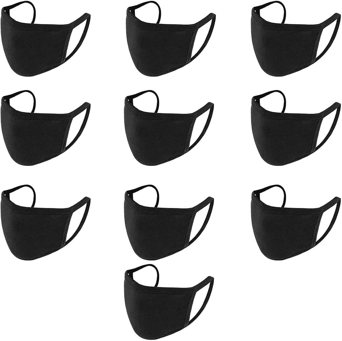 10PACK Cotton Unisex Face Reusable for Cycling Camping Travel for Kids Teens Men Women