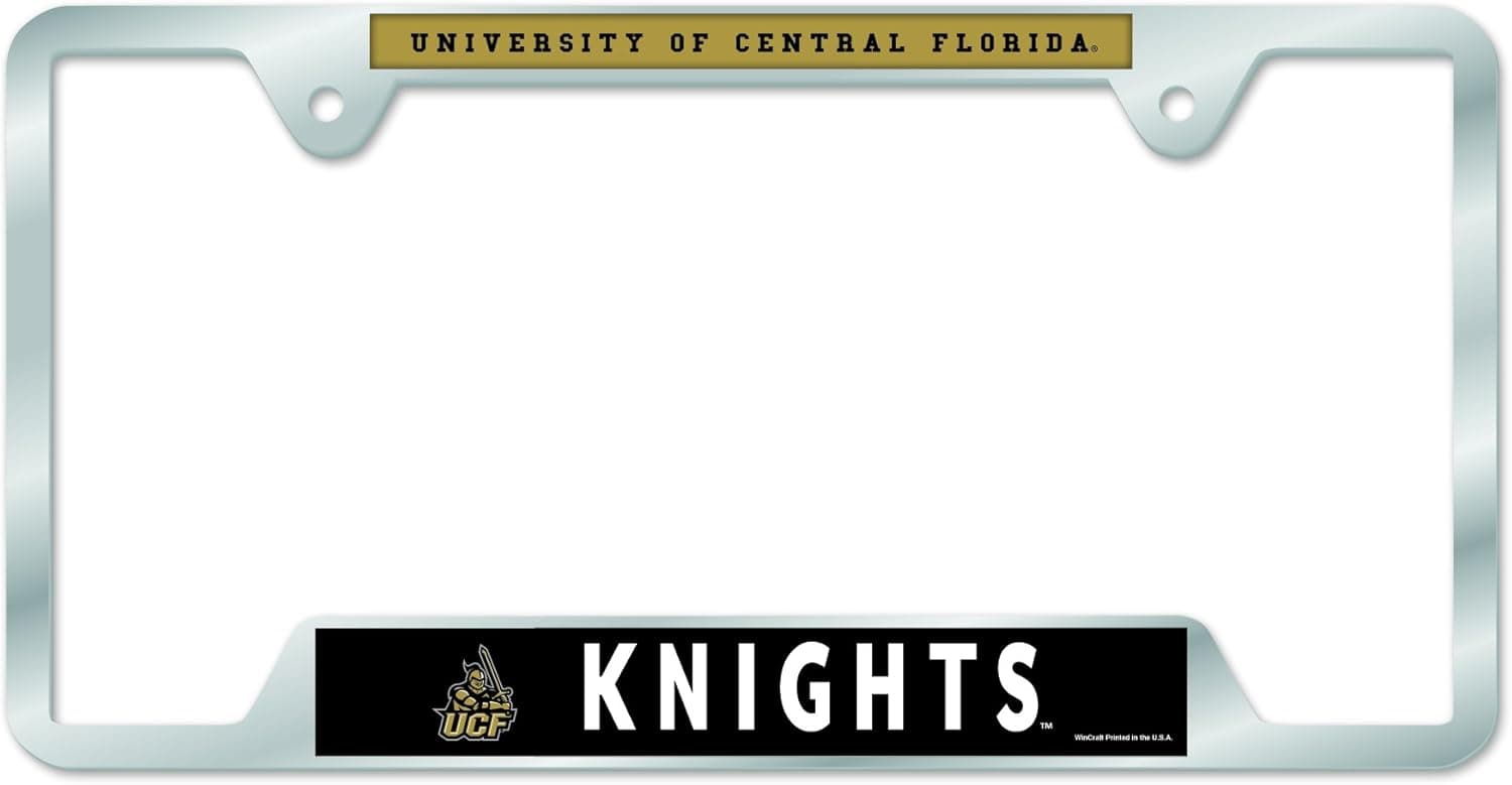 WinCraft NCAA Metal License Plate Frame