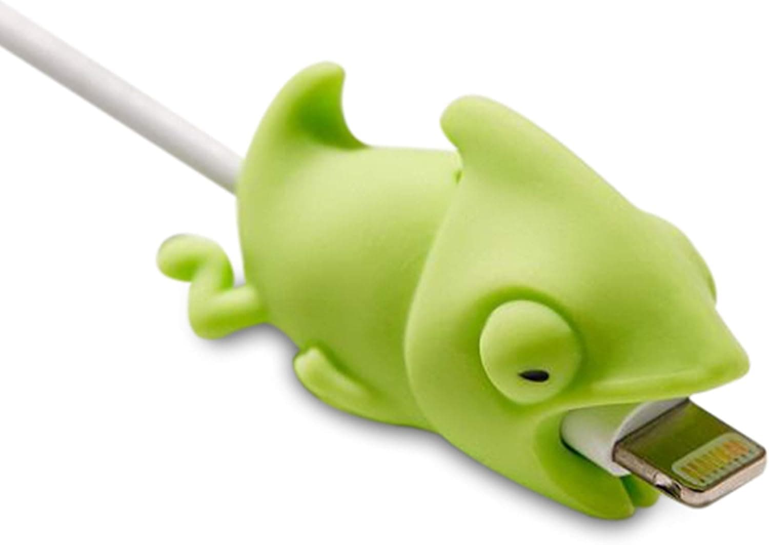 Spicy Bites Cable Bite Accessory for iPhone. Cute Animal Accessory That Protects and Decorates Charging Cord/Cable. Animal Bite Cable Protector (Chameleon)