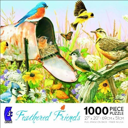 Ceaco Feathered Friends - Country Road Gathering