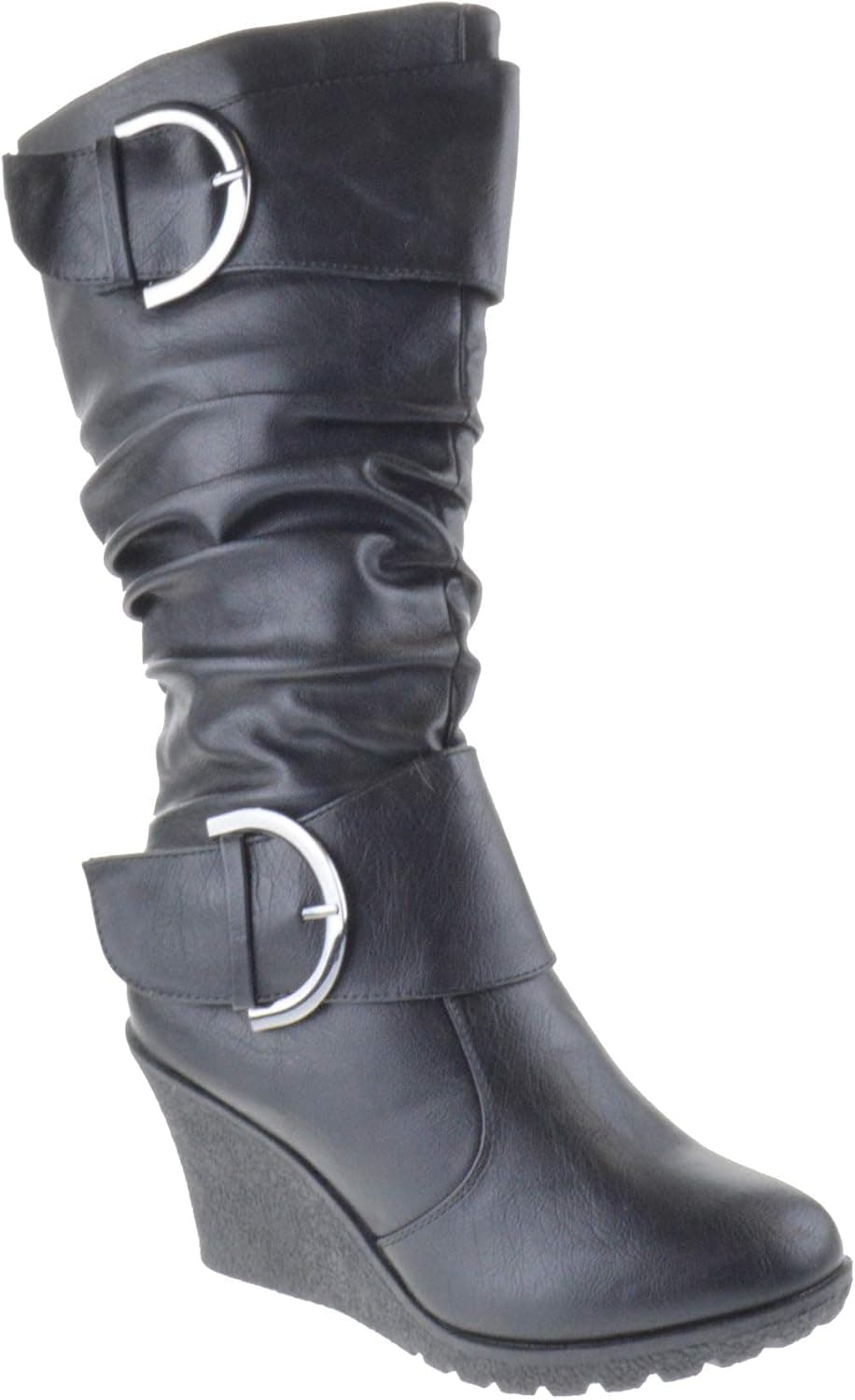TOP Moda Pure 65 Womens Slouch Wedge Boots